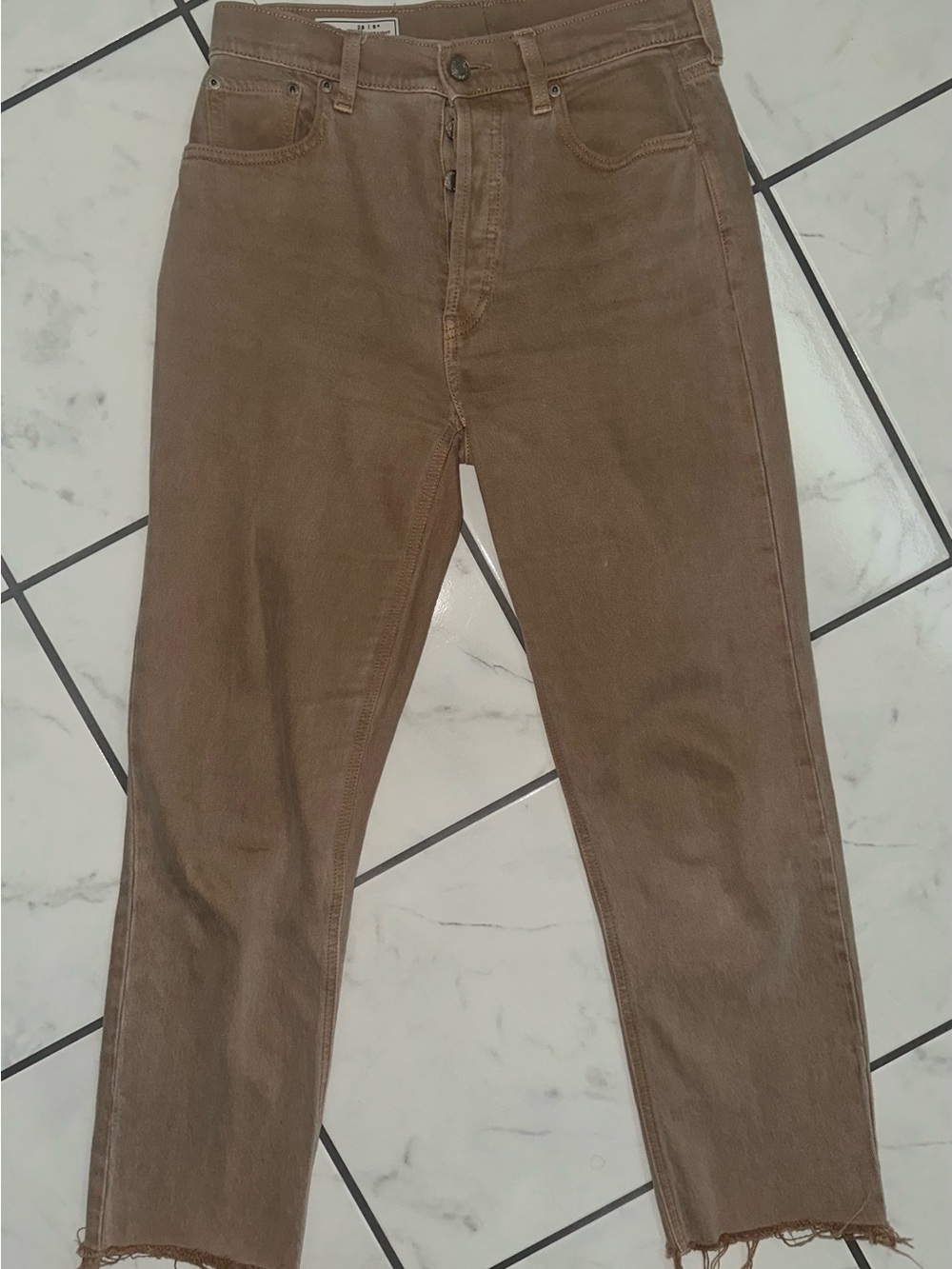 GAP Women's Straight Jeans in Tan